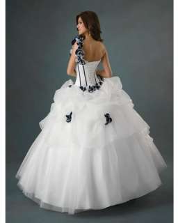 Fashion*Quince​anera dress Prom Ball Gown Evening dress  