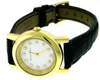 Ladies Bvlgari Bulgari Anfiteatro AT26GL 18K Gold Diamond Watch  