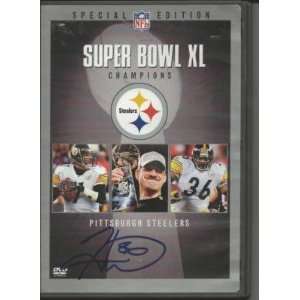  Hines Ward Hand Signed 2006 Super Bowl Xl Dvd Steelers 