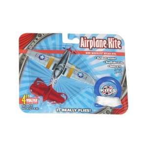  Mini Microlite Mylar 4 Inch Airplane Kite Toys & Games