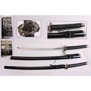 Samurai Sword   Matte Black Sheath 39