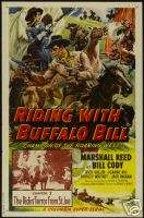 RIDING WITH BUFFALO BILL MOVIE POSTER Marshall Reed  