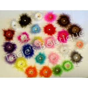  (400) Wholesale Marabou Flowers Beauty