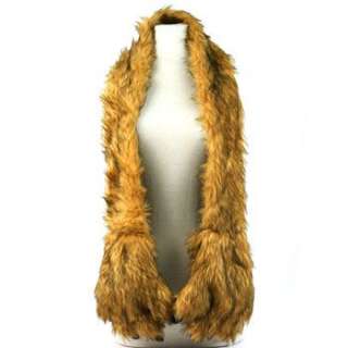 Winter Fall Super Soft Animal Faux Fake Fur Scarf Shawl Neck warmer 