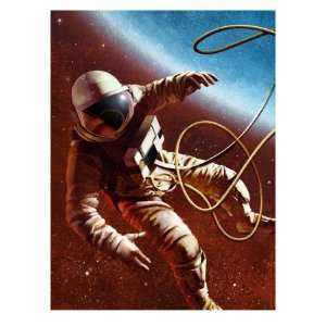  Astronaut Giclee Poster Print, 24x32