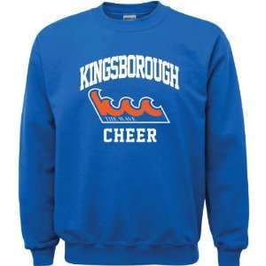  Kingsborough Community College Wave Royal Blue Youth Cheer 