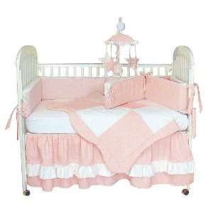  Hoohobbers 4 Piece Crib Bedding, Swirl Pink Baby