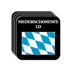 Bavaria (Bayern)   NIEDERSCHONENFELD Set of 4 Mini Mousepad Coasters