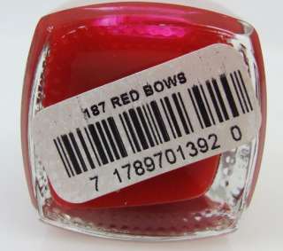 ULTA Nail Polish Lacquer Red Bows 187 True Classic Red 717897013920 