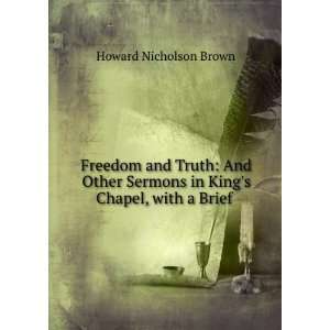   in Kings Chapel, with a Brief . Howard Nicholson Brown Books