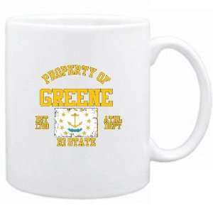  New  Property Of Greene / Athl Dept  Rhode Island Mug 