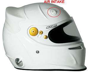 NEW Suomy Car Kart Racing Helmet F1 Upper Air Intake White Spare Part 