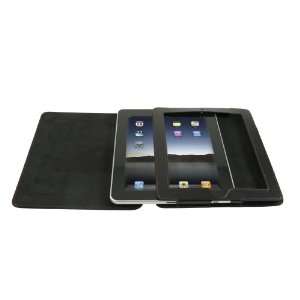    Logic 3 Folio Case For iPad   PU Leather Black Electronics
