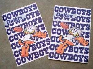 DALLAS COWBOYS GARFIELD POSTERS  2  