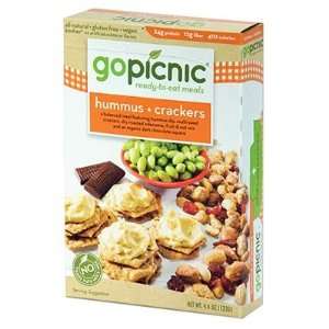 GoPicnic Hummus + Crackers Gluten Free Ready to Eat Meals 