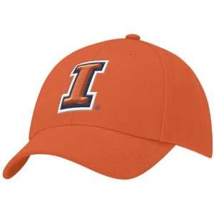  Nike Illinois Fighting Illini Orange Swoosh Flex Fit Hat 
