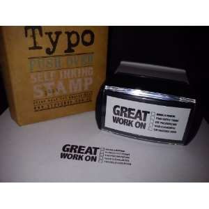  Funny Push Over Self Self Inking Stamp