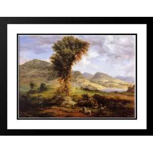 Inness, George 38x28 Framed and Double Matted The Sun Shower  
