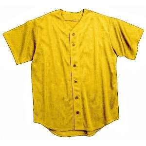  Martin Full Button Custom Baseball Jerseys GOLD A2XL 