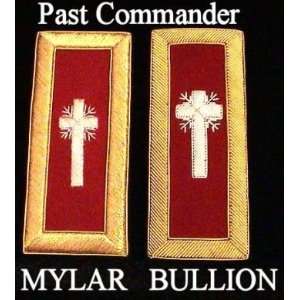   Past Commander Mylar Bullion Knights Templar 