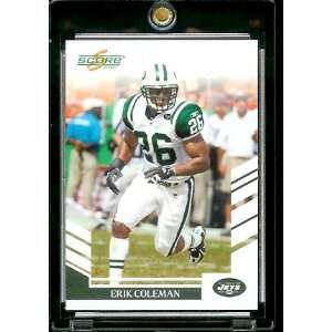  2007 Score # 175 Erik Coleman   New York Jets   NFL 