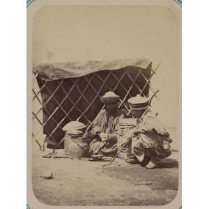  Aulie Ata,Tazar,flat cake vendors,commerce,c1865