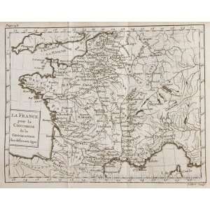  Pluche Map of France (1772)