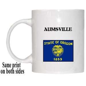  US State Flag   AUMSVILLE, Oregon (OR) Mug Everything 