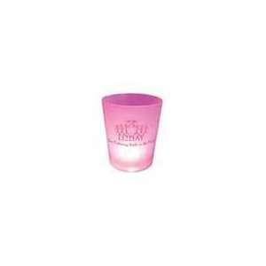   Cancer Awareness, Pink Lighted Cups, Frosted 12 oz.