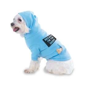 THE DADDY Hooded (Hoody) T Shirt with pocket for your Dog or Cat 