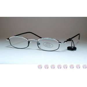 Gl180 7 Jimmy Crystal Swarovski Reading Glasses Aurora Boreale +1.75