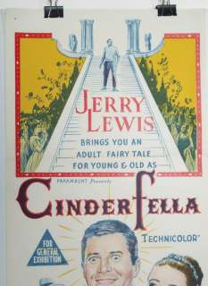 CINDERFELLA~JERRY LEWIS Movie Poster~AUSTRALIAN DAYBILL  