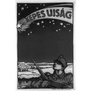   coverage,WWI,Kepes Ujsag,soldier,trench,c1915