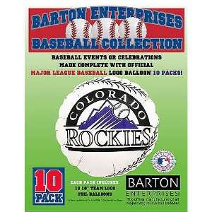 Classic Balloon Colorado Rockies 10 Pak Team Specific Party Pack 