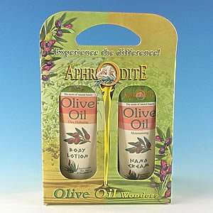  Aphrodite Natural Body Lotion & Hand Cream Gift Set with 