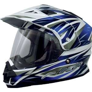  AFX FX 39DS Helmet   Blue Strike   Blue Multi   Medium 
