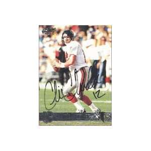  Chris Chandler, Atlanta Falcons, 1998 Pacific Autographed 