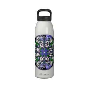  Zen Lotus Mandala Recycled Aluminum Water Bottle Sports 