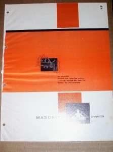 Vtg Masonite Corporation Catalog~Tile Underlayment 1962  