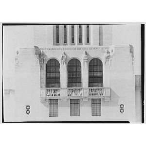   State Capitol, Lincoln, Nebraska. Sculpture, south facade 1934 Home