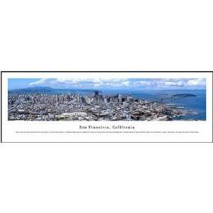  San Francisco, California Panoramic View Framed Print 