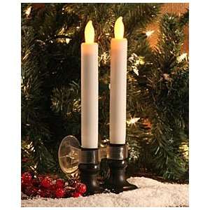  Cordless Window Candles Battery Operated with Timer Set of 