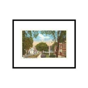East Broad Street, Westerly, Rhode Island Pre Matted Poster Print 