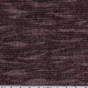  60 Wide Metallic Eyelash Sweater Knit Purple/Gold Fabric 