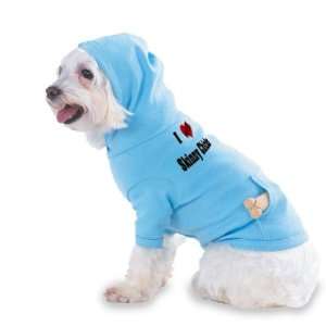 /Heart Skinny Chicks Hooded (Hoody) T Shirt with pocket for your Dog 