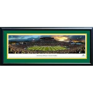  Oregon University   Autzen Stadium Deluxe Framed Print 