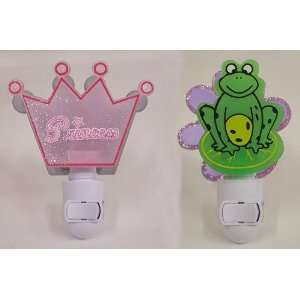  Night Light   2 Pcs   Princess & Frog Set 