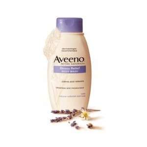  Aveeno active naturals stress relief body wash   12 oz 