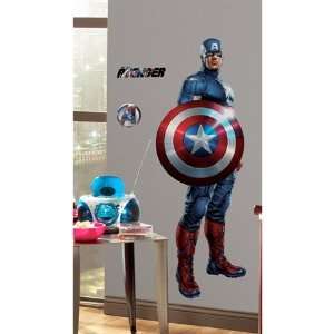  Avengers   Captain America Peel & Stick Giant Wall Decal 