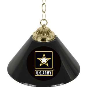  U.S. Army Single Shade Bar Lamp   14 inch   Game Room 